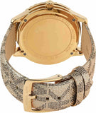  Shop Authentic Michael Kors Runway Three Hand Quartz Gold Dial Brown Leather Strap Watch For Women - MK6999 - Luxxuri
