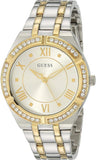  Shop Authentic Guess Cosmo Diamonds Silver Dial Two Tone Steel Strap Watch for Women - GW0033L4 - Luxxuri