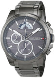  Shop Authentic Tommy Hilfiger Decker Quartz Black Dial Black Steel Strap Watch for Men - 1791347 - Luxxuri