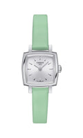  Shop Authentic Tissot T Lady Lovely Square Silver Dial Light Green Leather Strap Watch for Women - T058.109.16.031.01 - Luxxuri