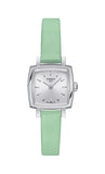  Shop Authentic Tissot T Lady Lovely Square Silver Dial Light Green Leather Strap Watch for Women - T058.109.16.031.01 - Luxxuri