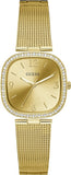  Shop Authentic Guess Tapestry Diamonds Gold Dial Gold Mesh Bracelet Watch for Women - GW0354L2 - Luxxuri
