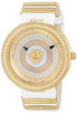  Shop Authentic Versace V Metal Icon Gold Dial White & Gold Strap Watch for Women - VLC040014 - Luxxuri