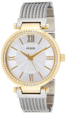  Shop Authentic Guess Soho Diamonds Silver Dial Silver Mesh Bracelet Watch for Women - W0638L7 - Luxxuri