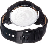  Shop Authentic Diesel Little Daddy Blue Dial Black Leather Strap Watch For Men - DZ7257 - Luxxuri