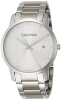  Shop Authentic Calvin Klein City Chronograph White Dial Silver Steel Strap Watch for Men - K2G2G14X - Luxxuri