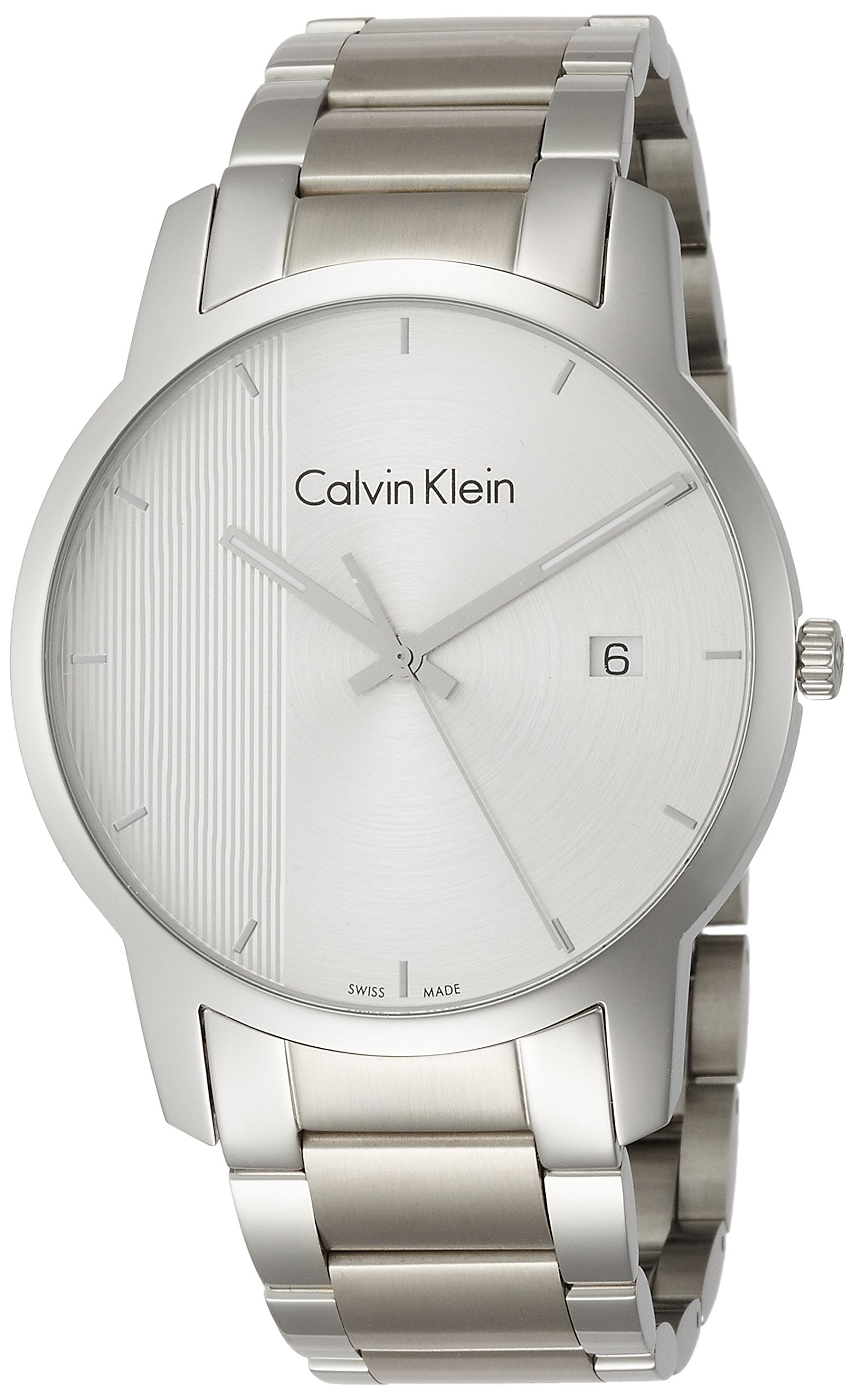  Shop Authentic Calvin Klein City Chronograph White Dial Silver Steel Strap Watch for Men - K2G2G14X - Luxxuri