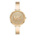  Shop Authentic Michael Kors Parker Crystals Gold Dial Gold Steel Strap Watch For Women - MK4469 - Luxxuri