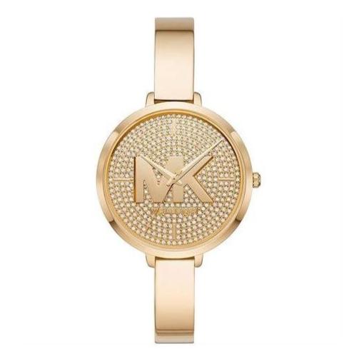  Shop Authentic Michael Kors Parker Crystals Gold Dial Gold Steel Strap Watch For Women - MK4469 - Luxxuri