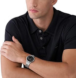  Shop Authentic Michael Kors Blake Quartz Black Dial Silver Steel Strap Watch for Men - MK9133 - Luxxuri