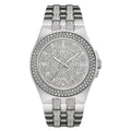  Shop Authentic Bulova Crystal Pave Silver Dial Silver Steel Strap Watch for Men - 96B235 - Luxxuri