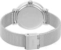 Guess Iconic Quartz Silver Dial Silver Mesh Bracelet Watch For Women - GW0527L1