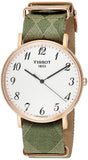  Shop Authentic Tissot T Classic Everytime White Dial Green Nylon Strap Watch for Men - T109.610.38.032.00 - Luxxuri