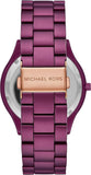  Shop Authentic Michael Kors Slim Runway Quartz Purple Dial Purple Steel Strap Watch For Women - MK4507 - Luxxuri