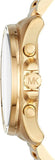  Shop Authentic Michael Kors Brecken Chronograph Quartz Black Dial Gold Steel Strap Watch For Men - MK8481 - Luxxuri