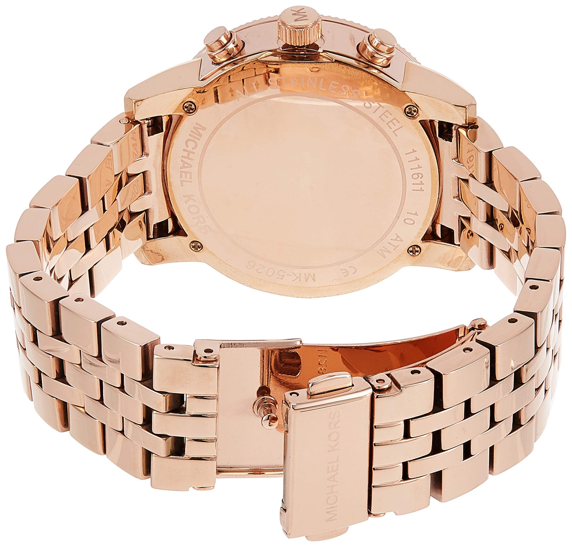  Shop Authentic Michael Kors Damen White Dial Rose Gold Steel Strap Watch for Women - MK5026 - Luxxuri