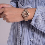  Shop Authentic Guess Dream Crystals Rose Gold Dial Rose Gold Mesh Bracelet Watch For Women - GW0550L3 - Luxxuri