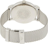  Shop Authentic Emporio Armani Luigi Quartz Grey Dial Silver Mesh Bracelet Watch For Men - AR11069 - Luxxuri