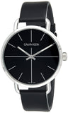  Shop Authentic Calvin Klein Evan Black Dial Black Leather Strap Watch for Men - K7B211CZ - Luxxuri