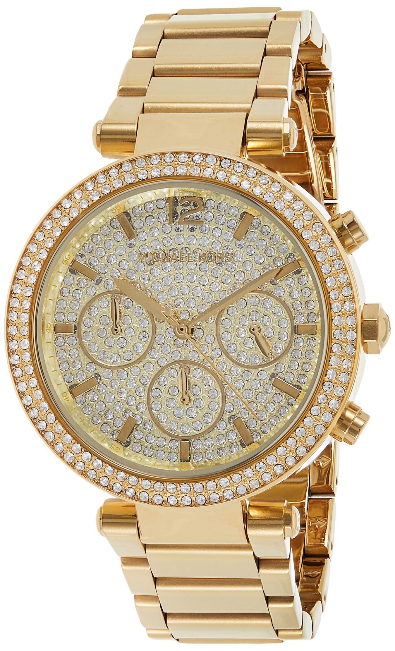  Shop Authentic Michael Kors Parker Gold Dial Gold Steel Strap Watch for Women - MK5856 - Luxxuri