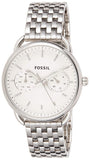  Shop Authentic Fossil Tailor Silver Dial Silver Steel Strap Watch for Women - ES3712 - Luxxuri