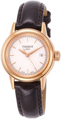  Shop Authentic Tissot Carson Lady Steel Quartz Brown Leather Strap Watch For Women - T085.210.36.011.00 - Luxxuri