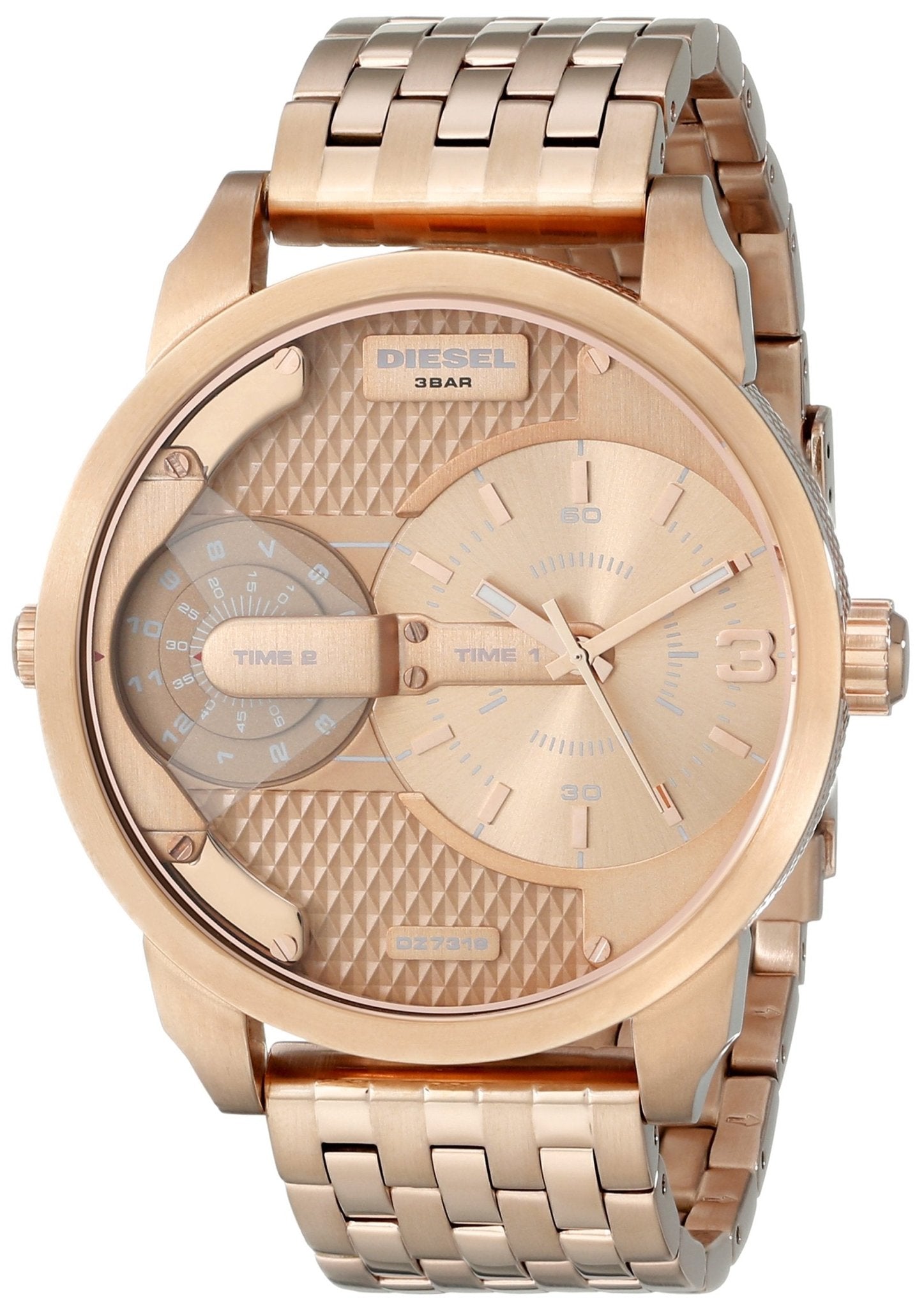  Shop Authentic Diesel Mini Daddy Rose Gold Dial Rose Gold Steel Strap Watch For Men - DZ7318 - Luxxuri
