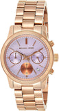  Shop Authentic Michael Kors Runway Chronograph Purple Dial Rose Gold Steel Strap Watch For Women - MK6163 - Luxxuri