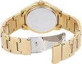  Shop Authentic Guess Sassy Analog Quartz Gold Dial Gold Steel Strap Watch For Women - W0705L2 - Luxxuri