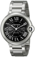  Shop Authentic Cartier Ballon Bleu de Cartier Black Dial Silver Steel Strap Watch for Men - W6920042 - Luxxuri