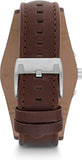  Shop Authentic Fossil Coachman Chronograph Black Dial Brown Leather Strap Watch for Men - CH2891 - Luxxuri
