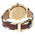  Shop Authentic Burberry The City Gold Dial Orange Leather Strap Watch for Women - BU9017 - Luxxuri