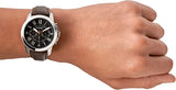  Shop Authentic Fossil Grant Chronograph Black Dial Brown Leather Strap Watch for Men - FS4813 - Luxxuri
