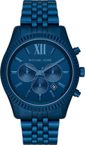 Shop Authentic Michael Kors Lexington Chronograph Blue Dial Blue Steel Strap Watch For Men - MK8791 - Luxxuri