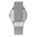  Shop Authentic Calvin Klein Minimal Blue Dial Silver Mesh Bracelet Watch for Men - K3M2112N - Luxxuri