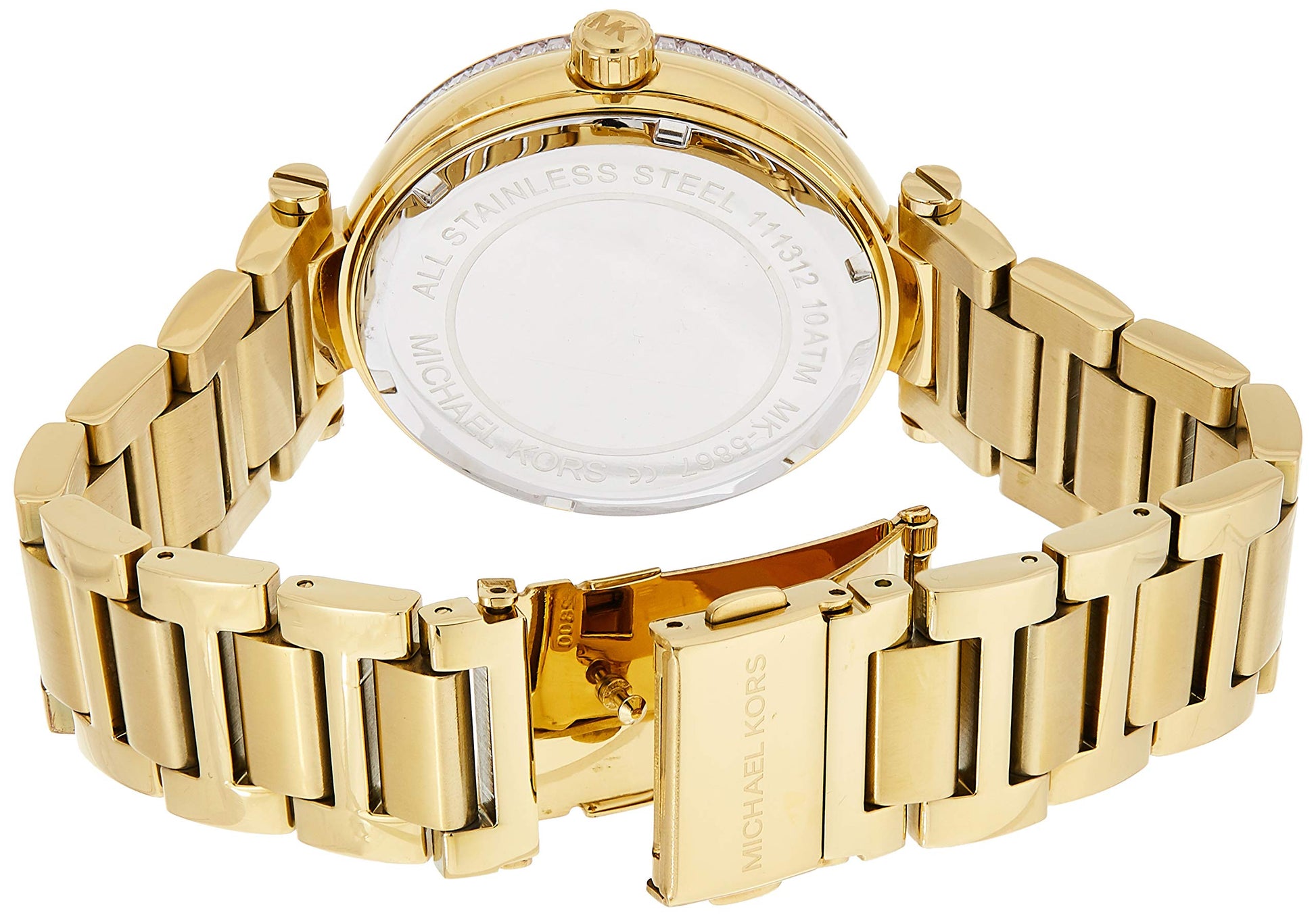  Shop Authentic Michael Kors Skylar Gold Dial Gold Steel Strap Watch for Women - MK5867 - Luxxuri