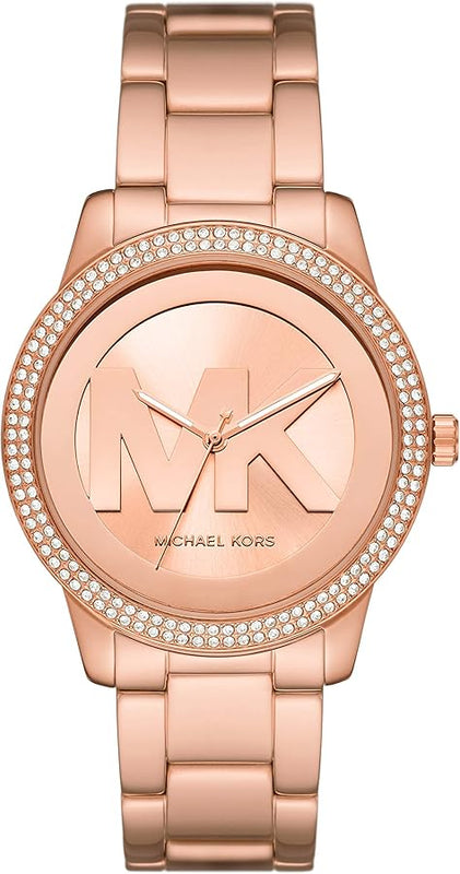  Shop Authentic Michael Kors Tibby Quartz Rose Gold Dial Rose Gold Steel Strap Watch For Women - MK6880 - Luxxuri