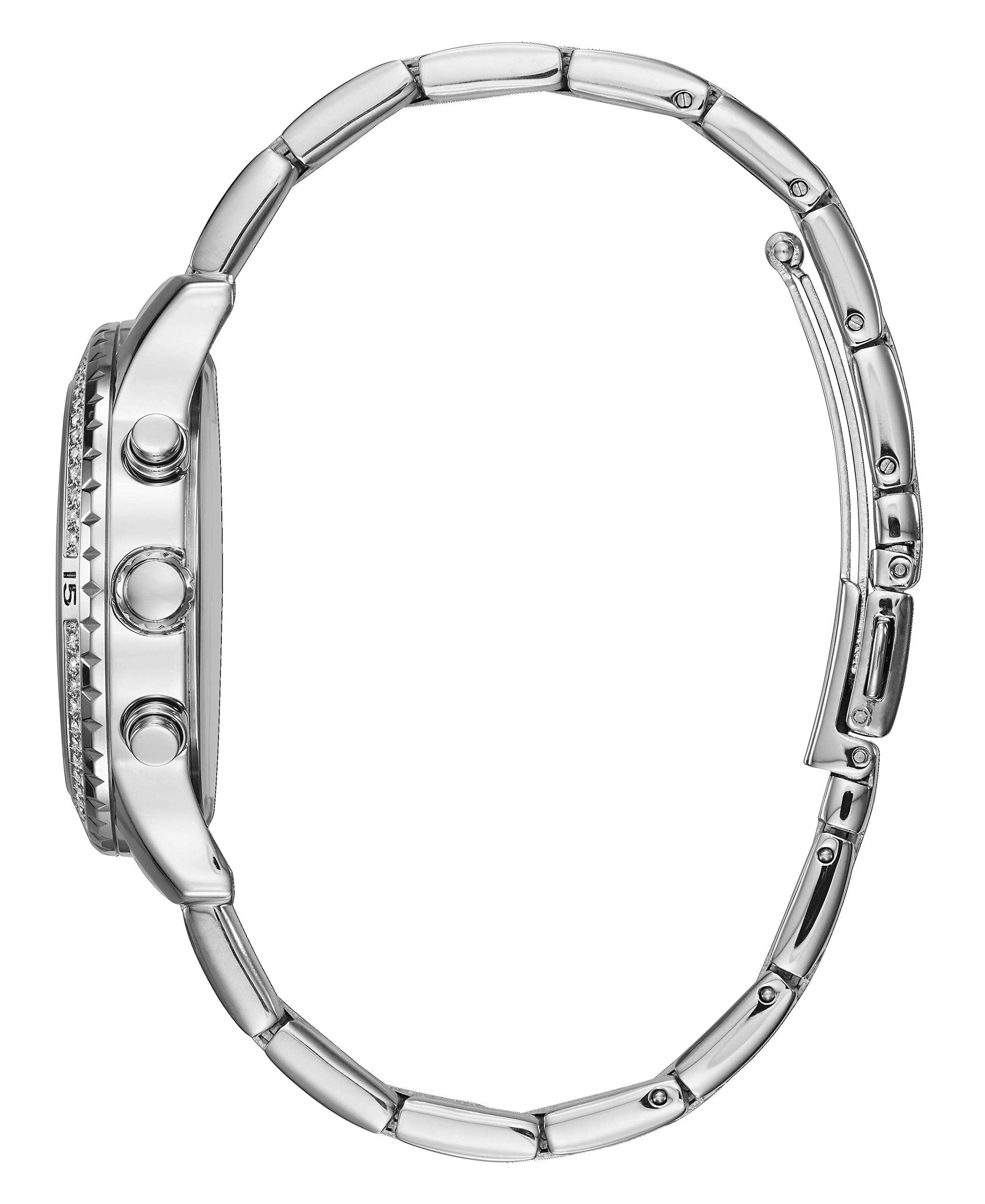  Shop Authentic Guess Confetti Diamonds Blue Dial Silver Steel Strap Watch for Women - W0774L6 - Luxxuri