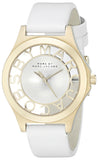  Shop Authentic Marc Jacobs Henry Skeleton White Dial White Leather Strap Watch for Women - MBM1339 - Luxxuri