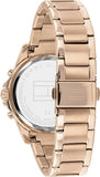  Shop Authentic Tommy Hilfiger Haven Chronograph Rose Gold Dial Rose Gold Steel Strap Watch For Women - 1782197 - Luxxuri
