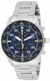  Shop Authentic Citizen Eco Drive Chronograph Blue Dial Silver Stainless Steel Watch For Men - CA0690-88L - Luxxuri