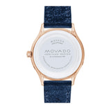  Shop Authentic Movado Heritage Celestograf White Mother of Pearl Dial Blue Leather Strap Watch For Women - 3650011 - Luxxuri