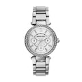  Shop Authentic Michael Kors Parker Silver Dial Silver Steel Strap Watch for Women - MK5615 - Luxxuri