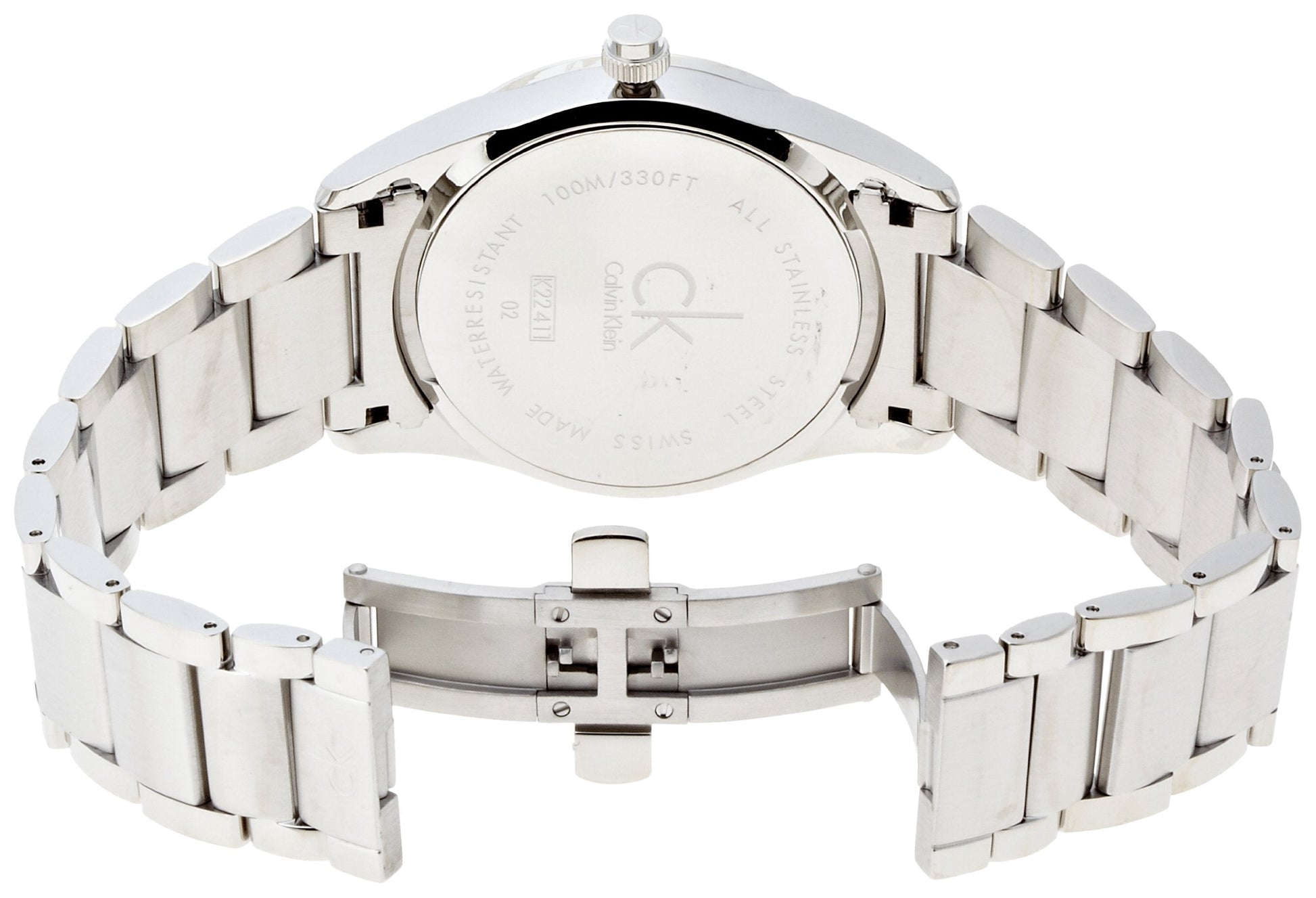  Shop Authentic Calvin Klein Bold White Dial Silver Steel Strap Watch for Men - K2241120 - Luxxuri