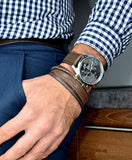  Shop Authentic Hugo Boss Champion Grey Dial Brown Leather Strap Watch for Men - 1513815 - Luxxuri