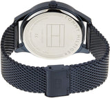  Shop Authentic Tommy Hilfiger Damon Quartz Blue Dial Blue Mesh Bracelet Watch for Men - 1791421 - Luxxuri