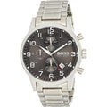  Shop Authentic Hugo Boss Aeroliner Black Dial Silver Steel Strap Watch for Men - 1513181 - Luxxuri