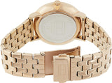  Shop Authentic Tommy Hilfiger Jenna Quartz White Dial Rose Gold Steel Strap Watch for Women - 1782070 - Luxxuri