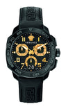  Shop Authentic Versace Dylos Chronograph Black Dial Black Rubber Strap Watch for Men - VQC020015 - Luxxuri