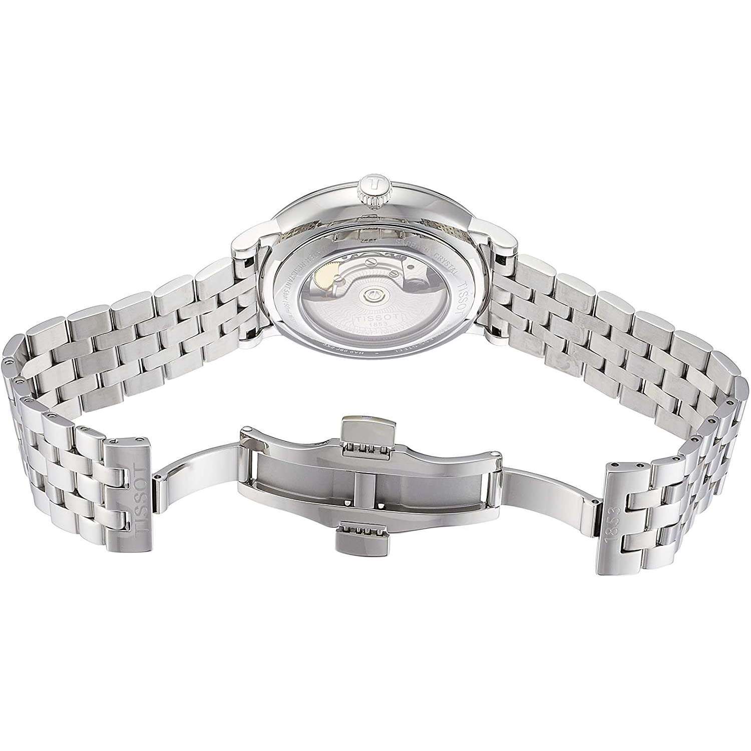  Shop Authentic Tissot T Classic Carson Premium Powermatic 80 White Dial Silver Steel Strap Watch For Men - T122.407.11.031.00 - Luxxuri